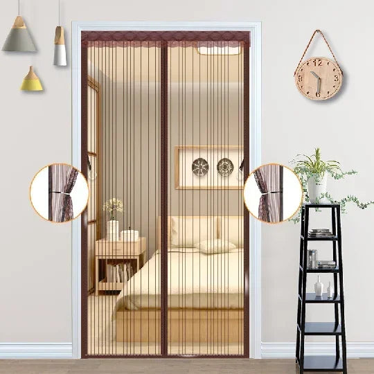 Magnetic Screen Door – Hands-Free Bug Protection