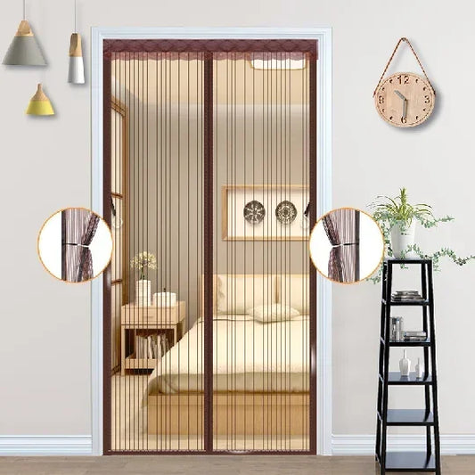 Magnetic Screen Door – Hands-Free Bug Protection