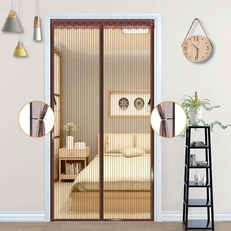 Magnetic Screen Door – Hands-Free Bug Protection