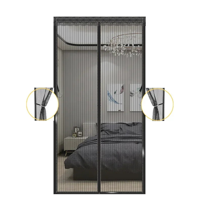 Magnetic Screen Door – Hands-Free Bug Protection