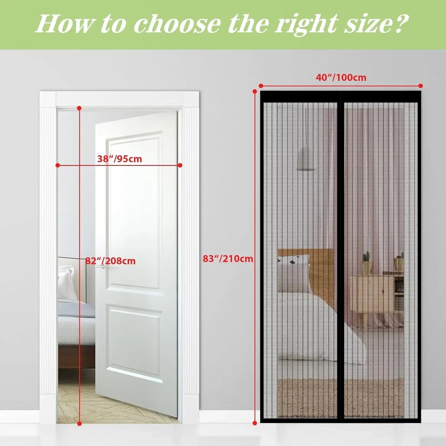 Magnetic Screen Door – Hands-Free Bug Protection
