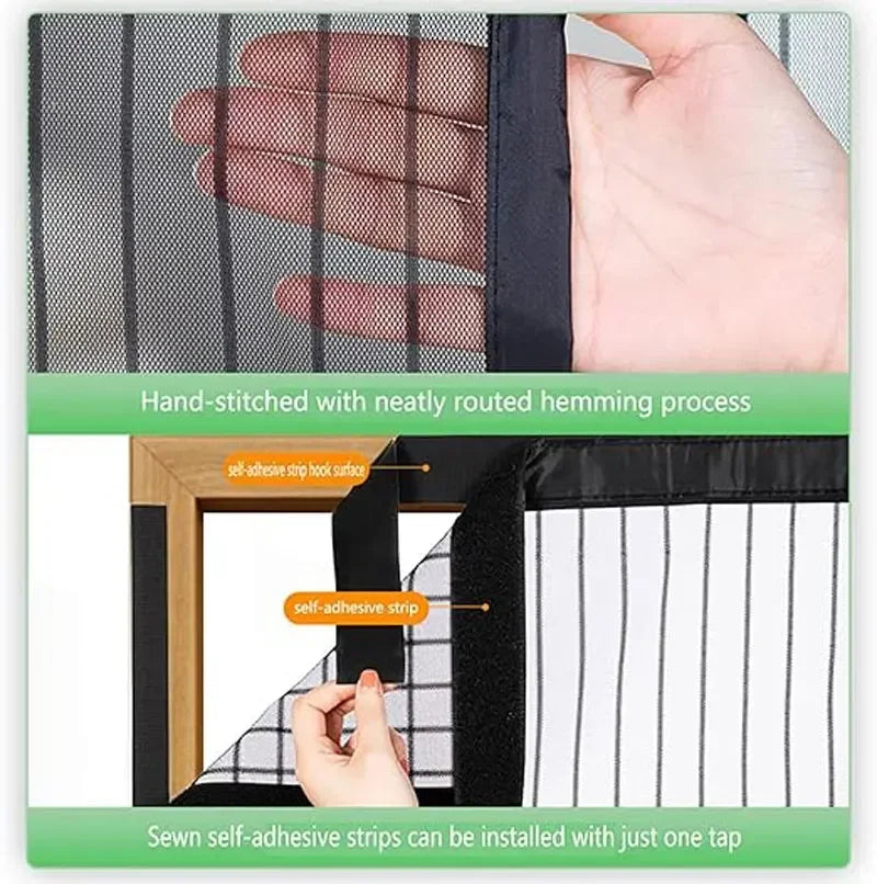 Magnetic Screen Door – Hands-Free Bug Protection
